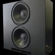 High-performance subwoofer with dual drivers, ideal for enhancing audio in luxury home theater setups.