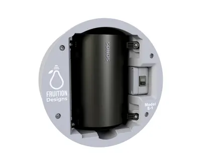 Sonos Era 100 Enclosure by Fruition Designs – Era 100 Compatible w/ Circular Grille Cover